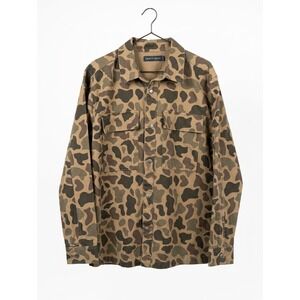 Trinity Coast Men's Duck Camo Snap Button Jacket Size M